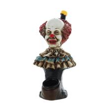 Pipa de poliresina "Clown"  Medidas: 11cm x 4cm x 6cm.  Cazoleta de 4mm.  YDS020.
