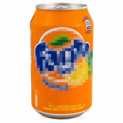 Bote de ocultación refresco fanta naranja sin líquido.