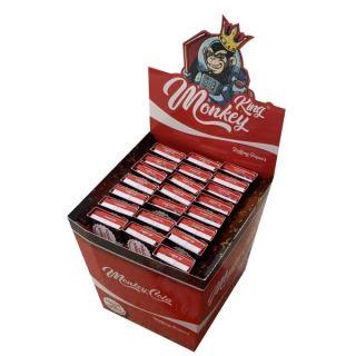 Impregna tus dedos de olor a coca cola con los divertidísimos monkey cola.  24 booklets x 32 leaves king size slim + 32 filters tips.