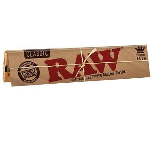 Display de 50 libritos x 32 hojas de RAW king size slim.